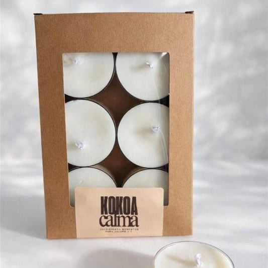 6 velas de té para quemador Kokoa Calma