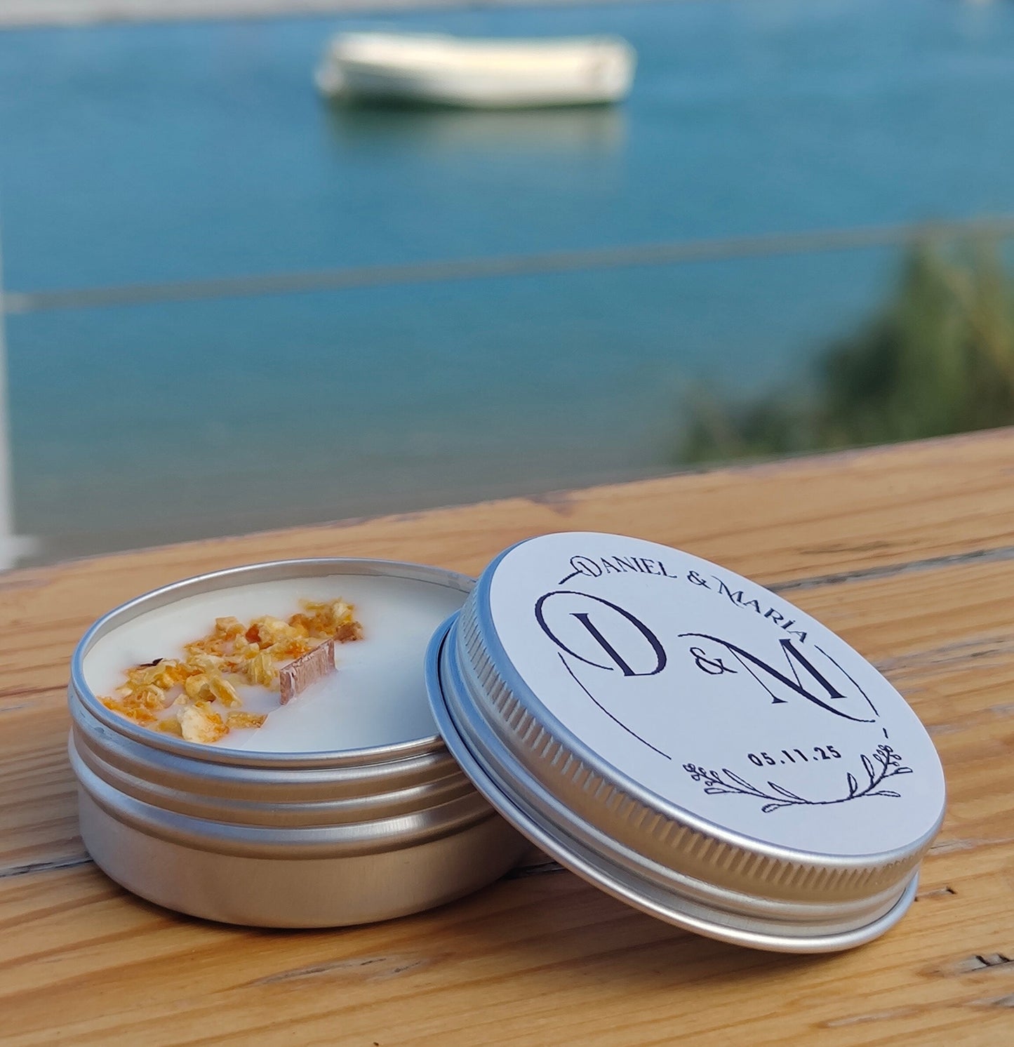 Vela tarjeta de visita