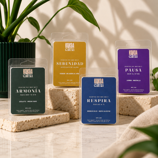Pack 4 Wax Melts · Colección Calma