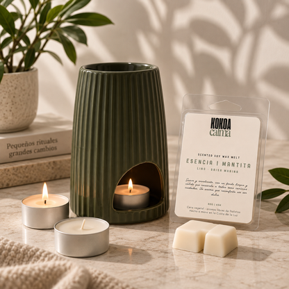 Pack Wax Melts + Quemador · Elige tu aroma
